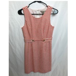 Banana Republic Red & White Striped Dress, Size 2